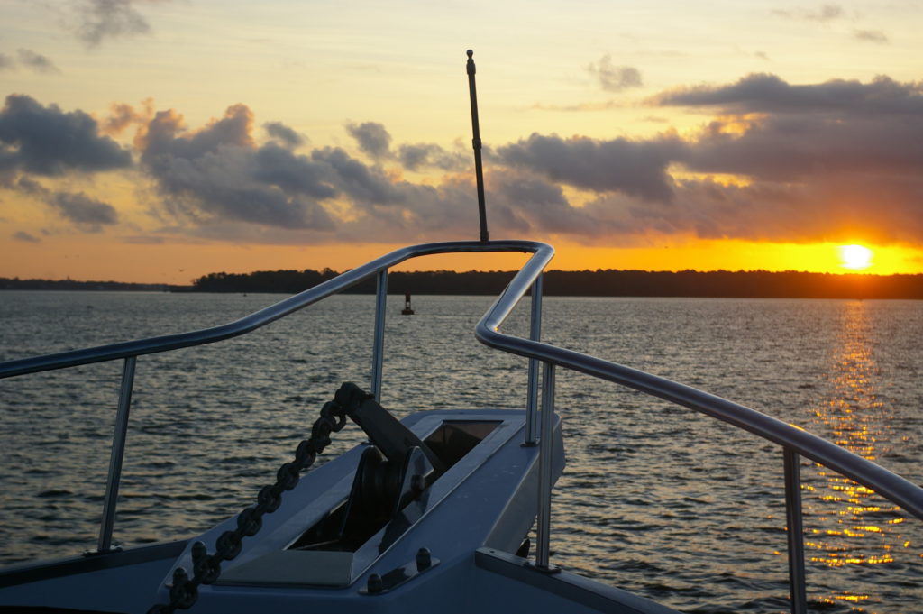 anchoring a sailboat overnight